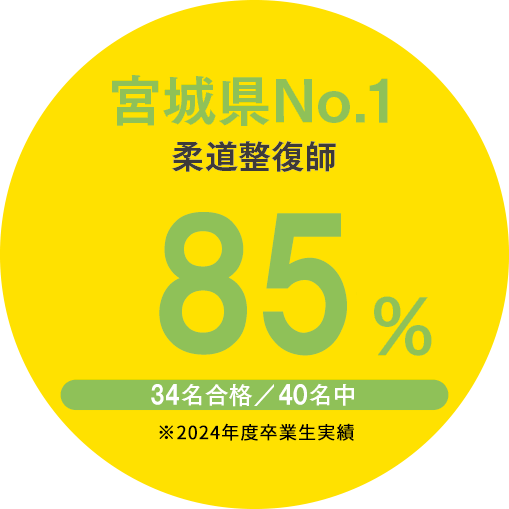 柔道整復師卒業生実績