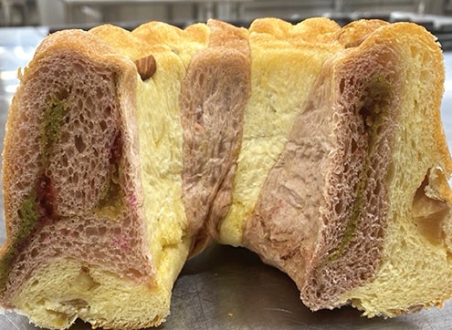 パンの断面