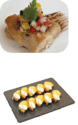 試作品の料理