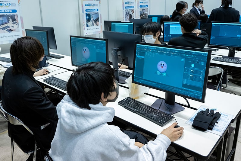 感動職業体験フェスタの様子